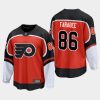 philadelphia flyers joel farabee special edition 2021 jersey orange