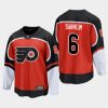 philadelphia flyers travis sanheim special edition 2021 jersey orange