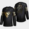 pierre olivier joseph penguins black nhl golden edition authentic jersey