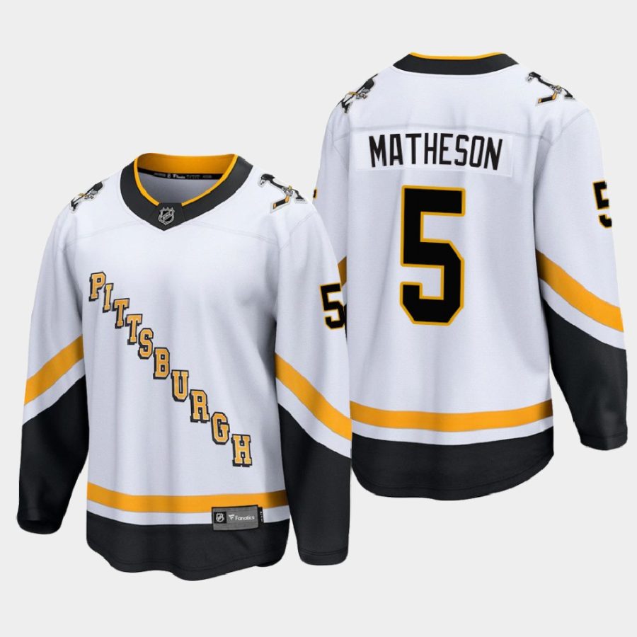 pittsburgh penguins mike matheson special edition 2021 jersey white