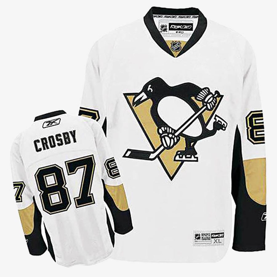 pittsburgh penguins sidney crosby white authentic jersey