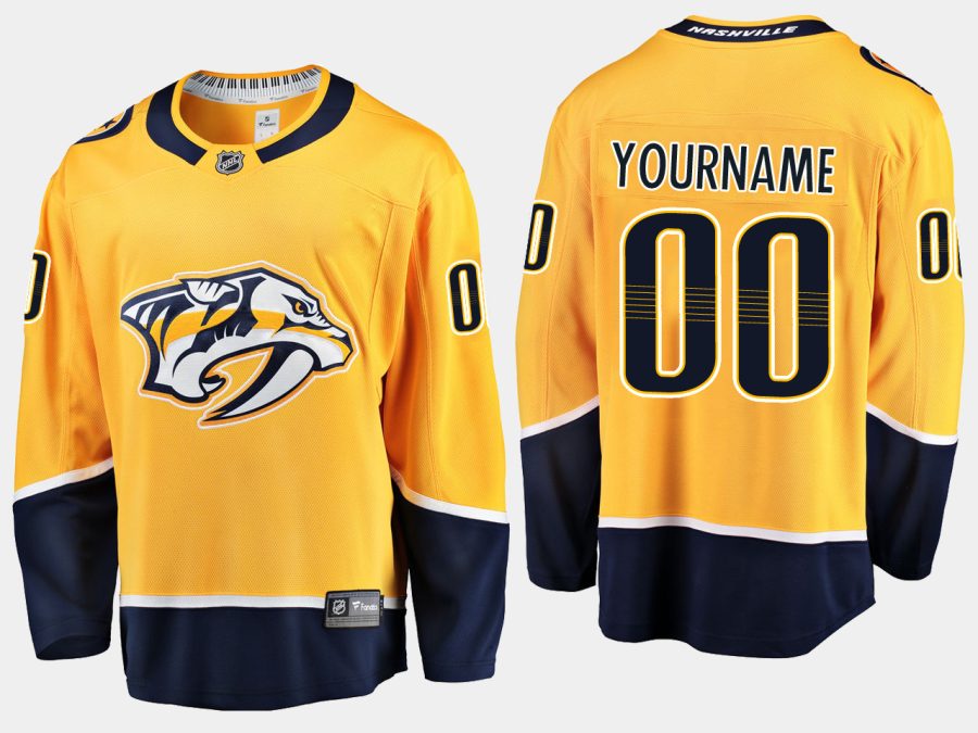 predators custom home breakaway player jersey