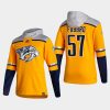 predators dante fabbro gold 2021 reverse retro authentic pullover hoodie