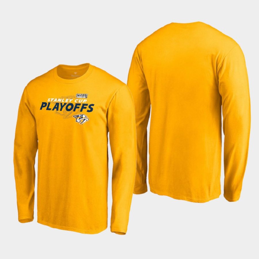 predators gold 2021 stanley cup playoffs turnover long sleeve t shirt