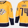 predators juuse saros home yellow jersey