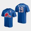 quebec nordiques joe sakic royal retired player t shirt