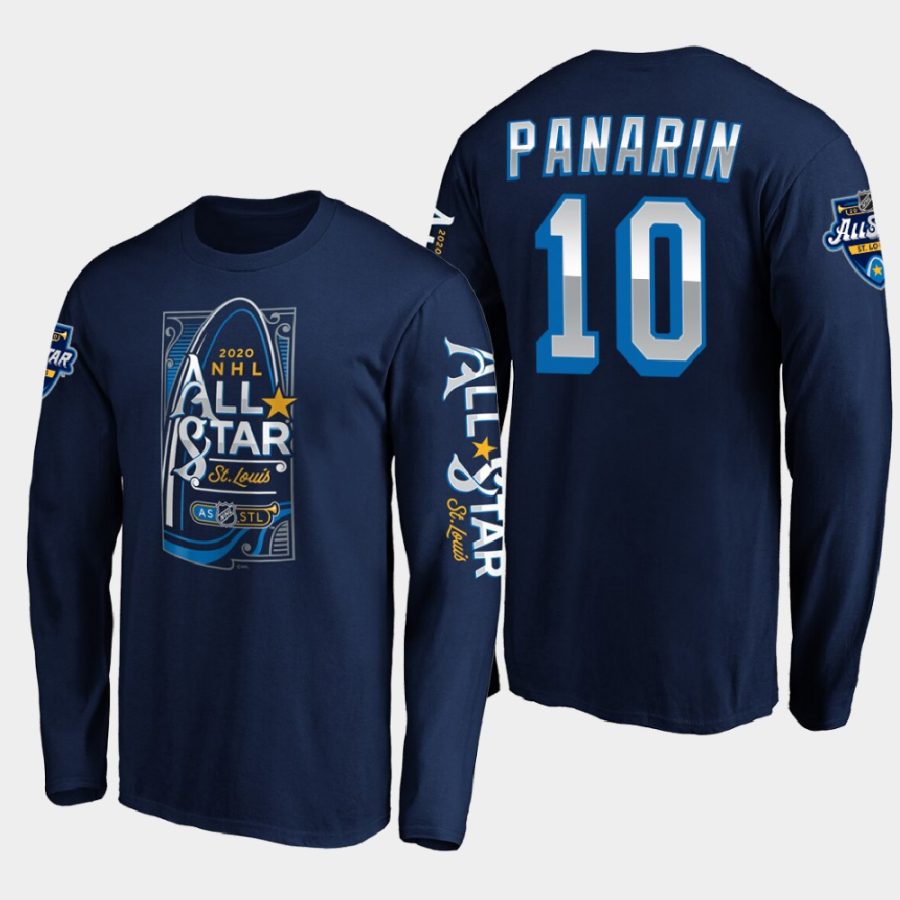 rangers artemi panarin navy 2020 nhl all star game gateway long sleeve t shirt