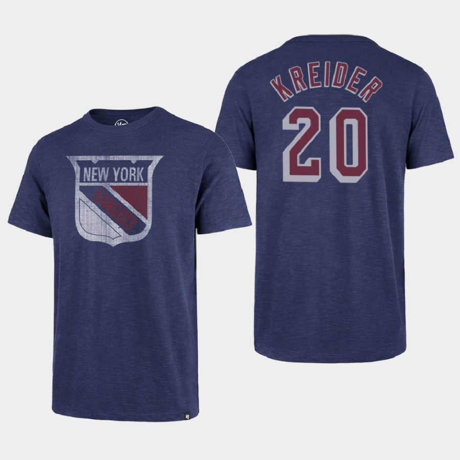 rangers chris kreider purple heritage classic t shirt