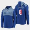 rangers jacob trouba blue iconic marbled clutch pullover hoodie