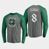 rangers jacob trouba gray st. patricks day celtic long sleeve raglan t shirt