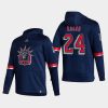 rangers kaapo kakko navy 2021 reverse retro authentic pullover hoodie