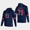 rangers kandre miller navy 2021 reverse retro authentic pullover hoodie