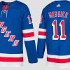 rangers retired mark messier home blue jersey