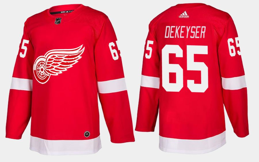 red wings danny dekeyser home red jersey