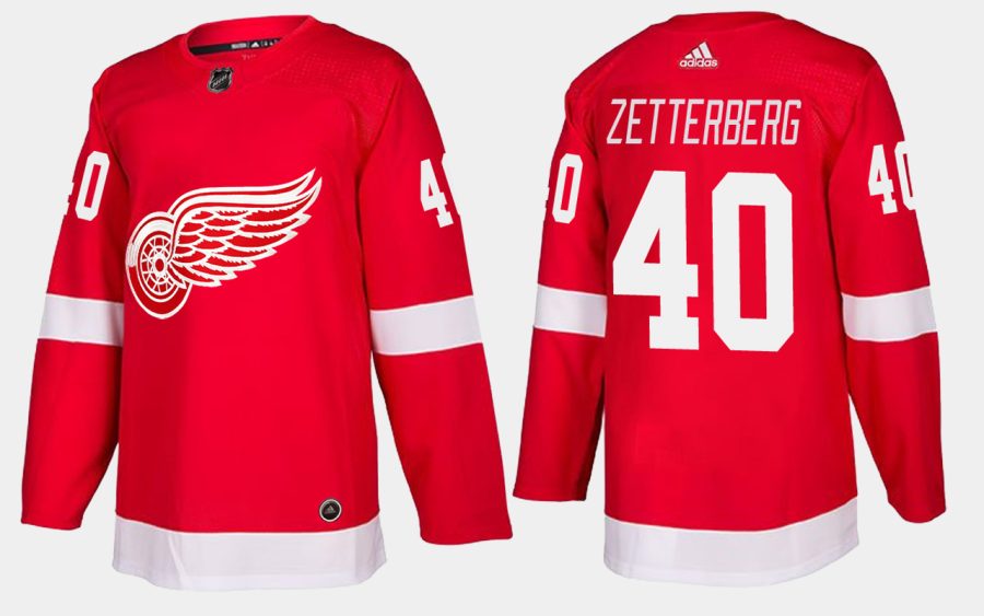 red wings henrik zetterberg home red jersey