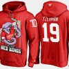 red wings retiredsteve yzerman cartoon team color red hoodie