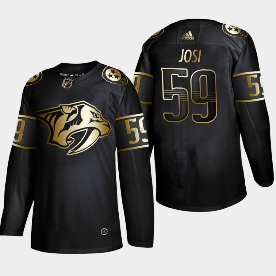 roman josi predators black 2019 nhl golden edition authentic jersey