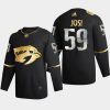 roman josi predators black golden edition limited authentic jersey