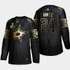 roope hintz stars black 2020 stanley cup final gold limited jersey