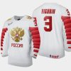 russia alexander figurin 2021 iihf u18 world championship home jersey white