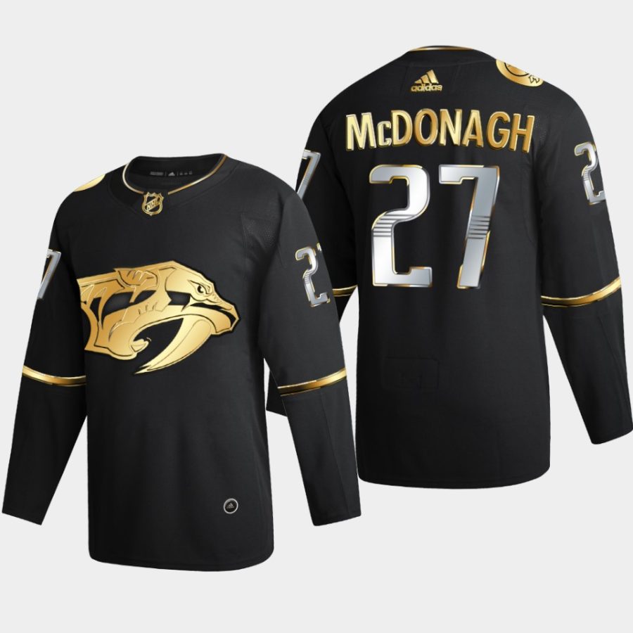 ryan mcdonagh predators black golden edition jersey