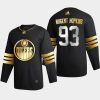 ryan nugent hopkins oilers black golden edition limited authentic jersey