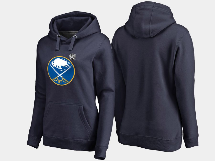 sabres 2018 nhl winter classic team primary pullover navy hoodie