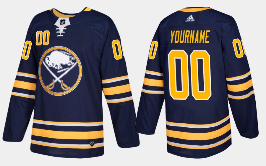 sabres custom home navy jersey