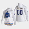 sabres custom white 2021 reverse retro authentic pullover hoodie