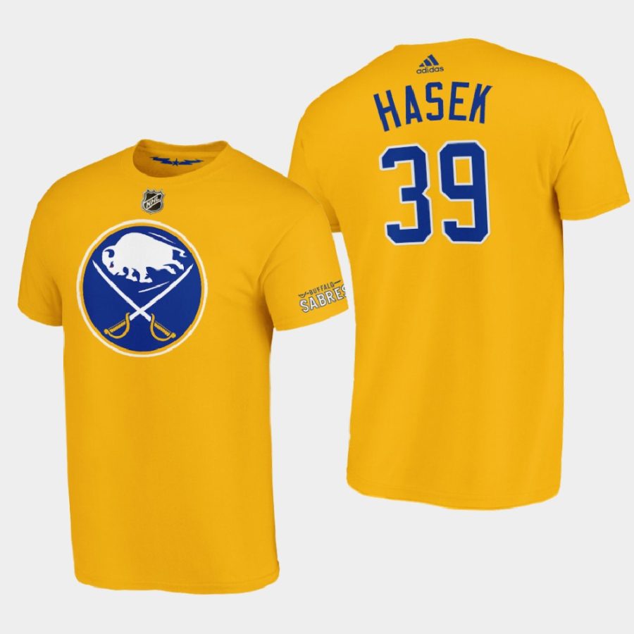 sabres dominik hasek yellow 2020 21 alternate t shirt