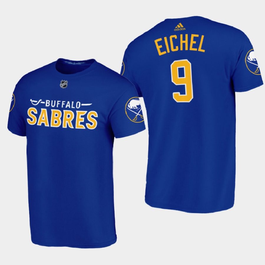 sabres jack eichel royal 2020 21 home t shirt