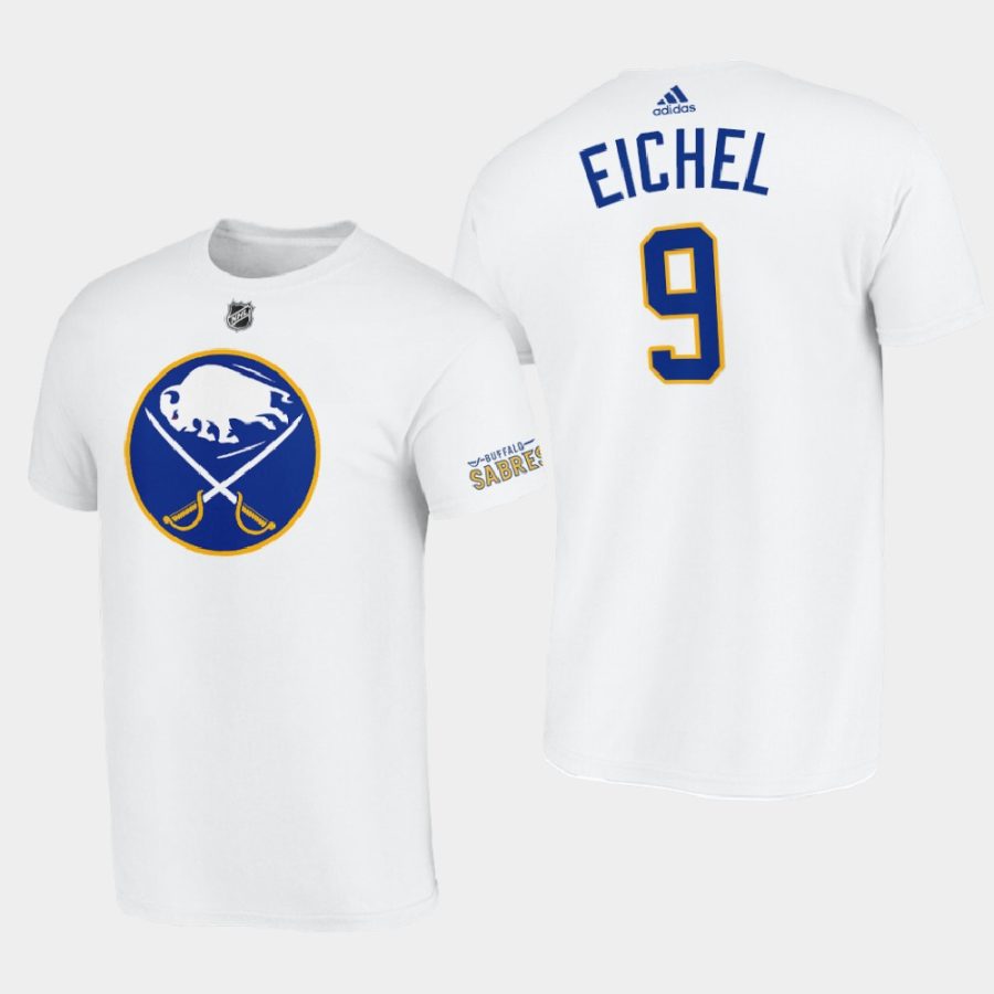 sabres jack eichel white 2020 21 away t shirt