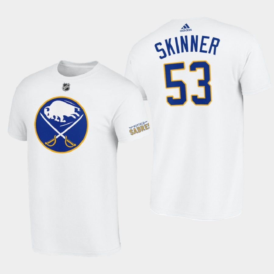 sabres jeff skinner white 2020 21 away t shirt