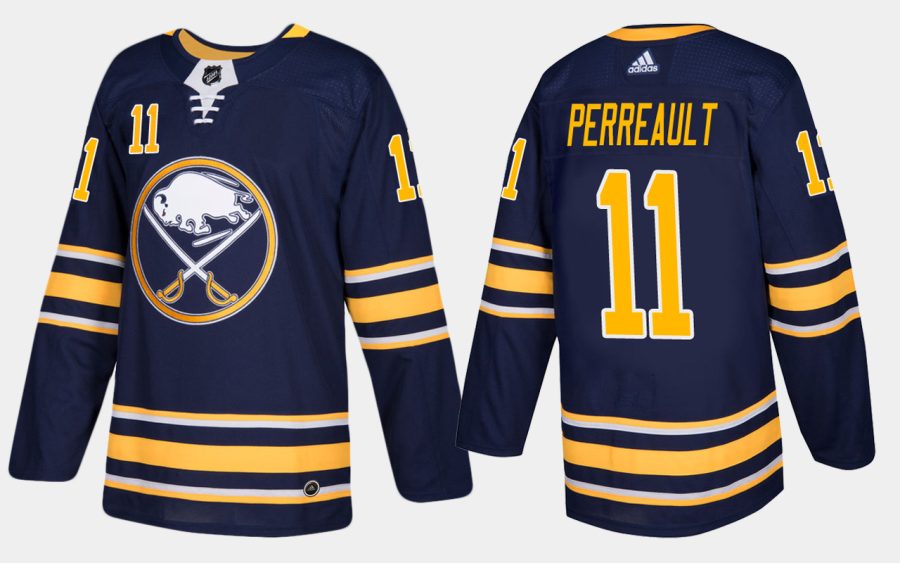 sabres retired gilbert perreault home navy jersey