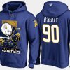 sabres ryan oreilly cartoon team color blue hoodie