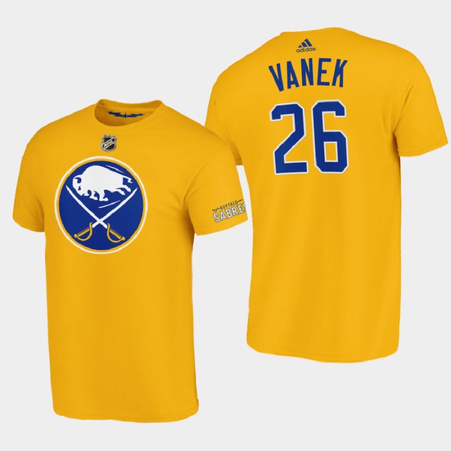 sabres thomas vanek yellow 2020 21 alternate t shirt