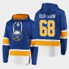 sabres victor olofsson royal dasher player lace up hoodie