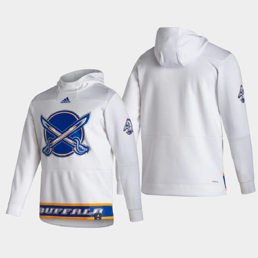 sabres white 2021 reverse retro authentic pullover special edition hoodie