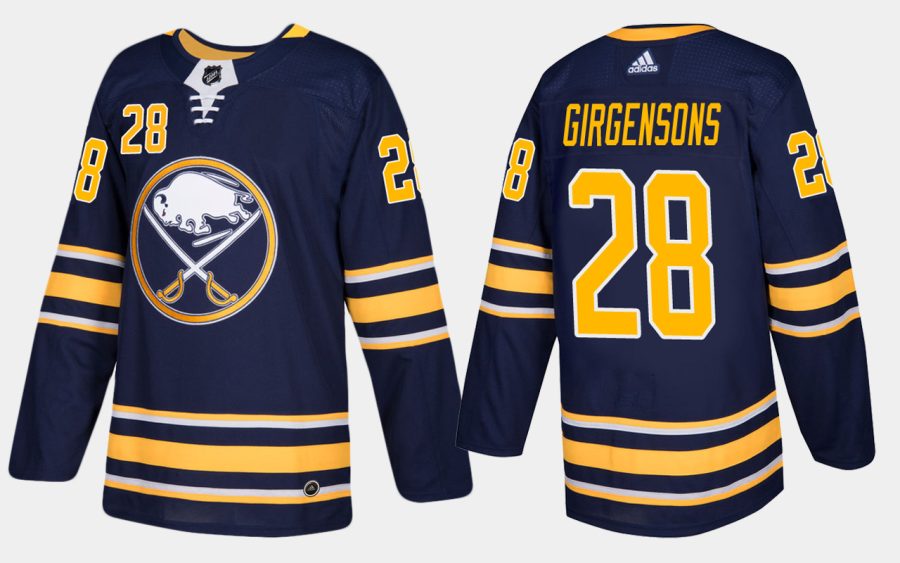 sabres zemgus girgensons home navy jersey