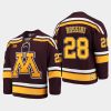 sam rossini minnesota golden gophers maroon 2021 b1g tournament championship replica jersey