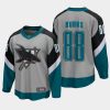 san jose sharks brent burns reverse retro 2020 21 special edition breakaway player jersey gray