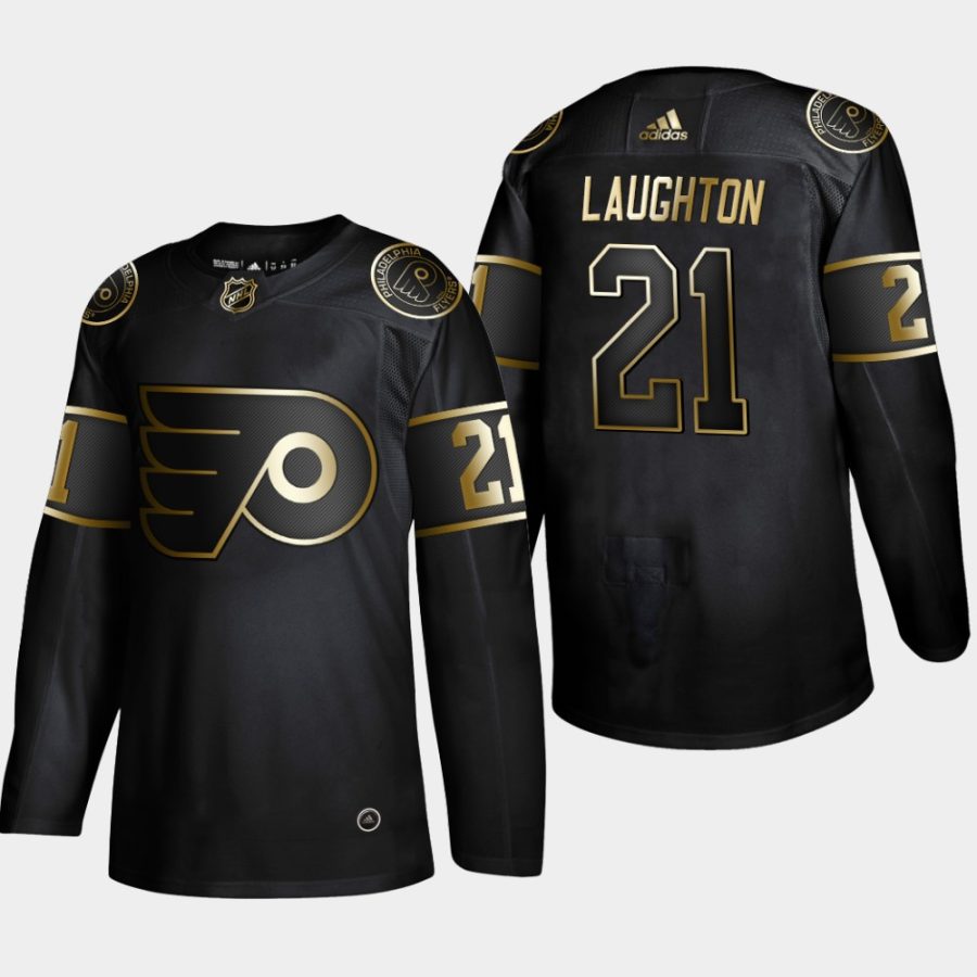 scott laughton flyers black 2019 nhl golden edition authentic jersey