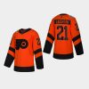 scott laughton flyers orange 2019 nhl stadium series authentic player youth jersey