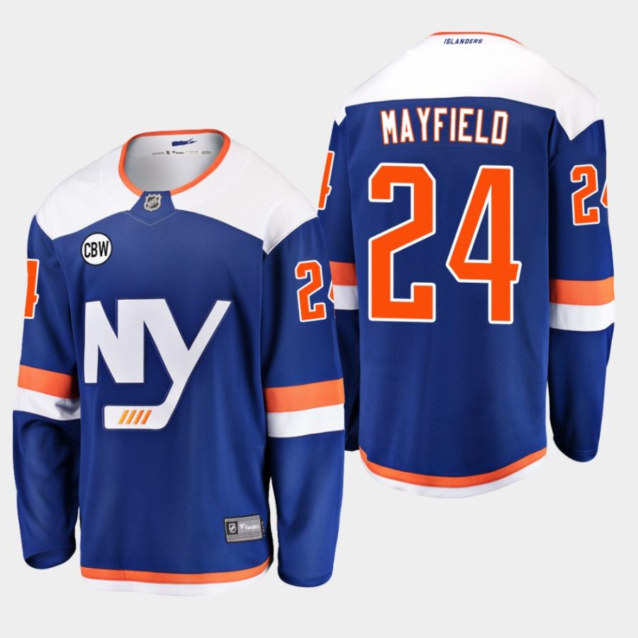 scott mayfield islanders blue 2019 alternate cbw breakaway jersey