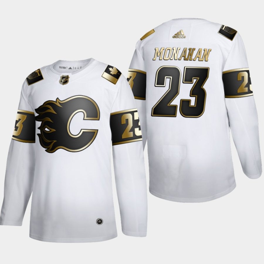 sean monahan flames white nhl golden edition authentic jersey