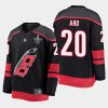 sebastian aho hurricanes black 2020 stanley cup playoffs alternate jersey