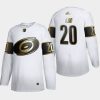 sebastian aho hurricanes white nhl golden edition authentic jersey