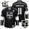 selke trophy anze kopitar reebok black home premier jersey