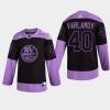 semyon varlamov islanders purple 2021 hockey fights cancer night jersey