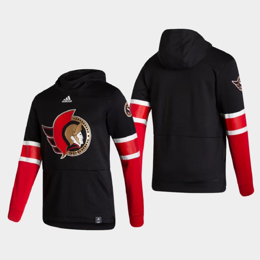 senators black 2021 reverse retro authentic pullover special edition hoodie